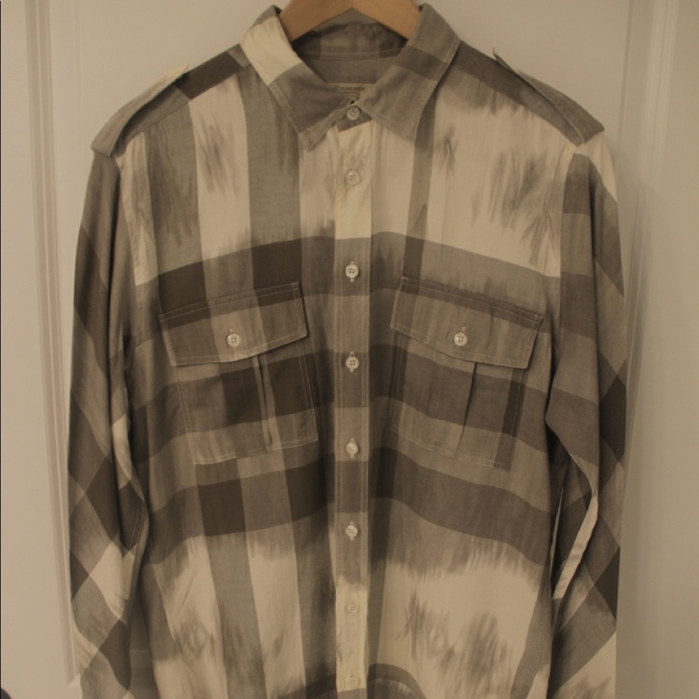 Burberry somerton bleached check shirt. Very rare